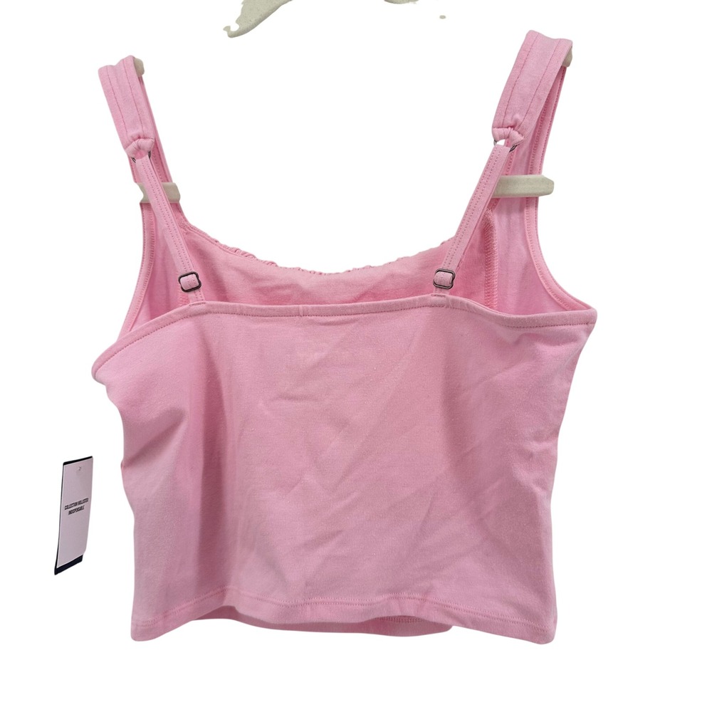Hollister Pink Ruffled Tank Top - Picture 2 of 9